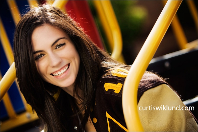 Creative Letter Jacket Senior Pictures