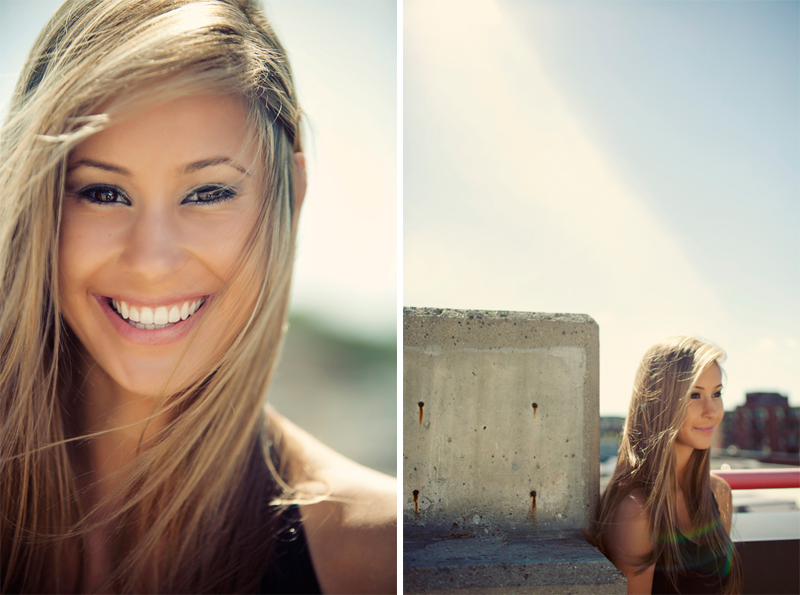 Artsy Outdoor Senior Portrait Shoot in Downtown Birmingham