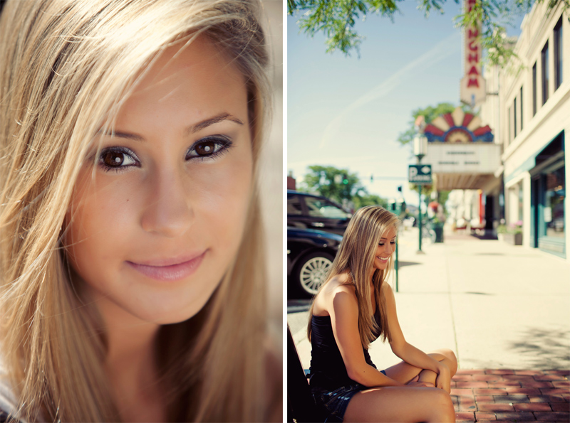 Downtown Birmingham Senior Girl Photo Shoot