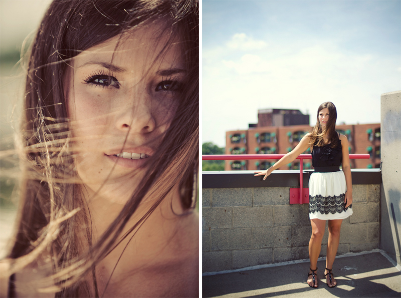 Creative Urban Senior Portrait Photography