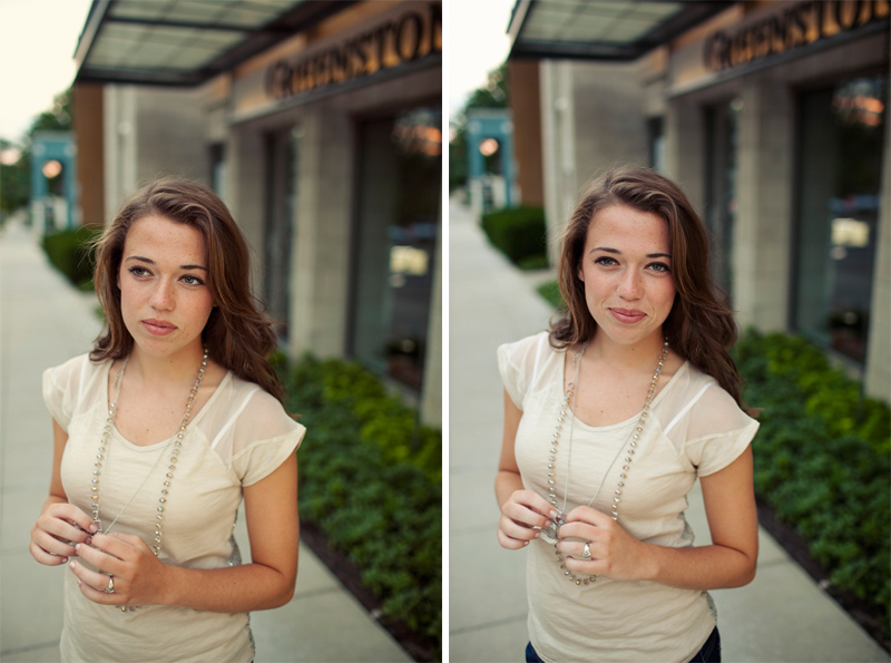 artistic downtown senior pics