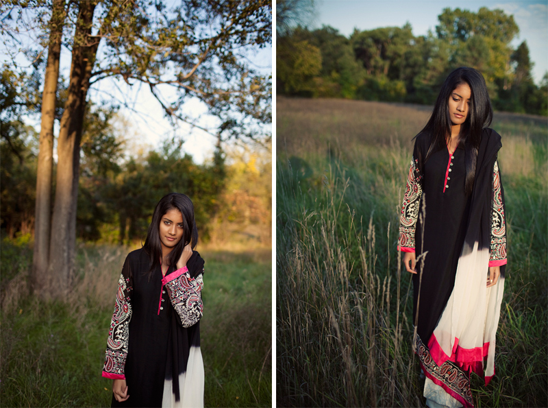 Creative Outdoor Senior Photo Shoot for Girls