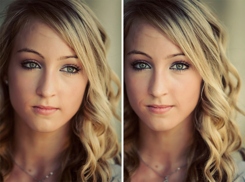 Beautiful Girl Senior Picture Close Ups