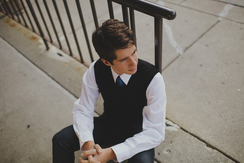 Classic Senior Guy Portrait Photos in Birmingham, MI