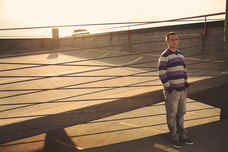 Artsy Outdoor Guy Senior Photoshoot in MI